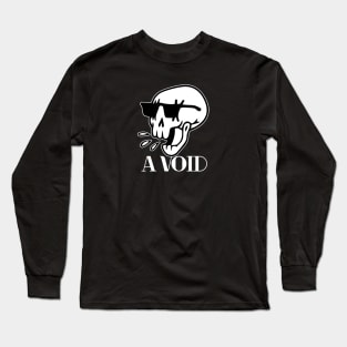 SKULL A VOID Long Sleeve T-Shirt